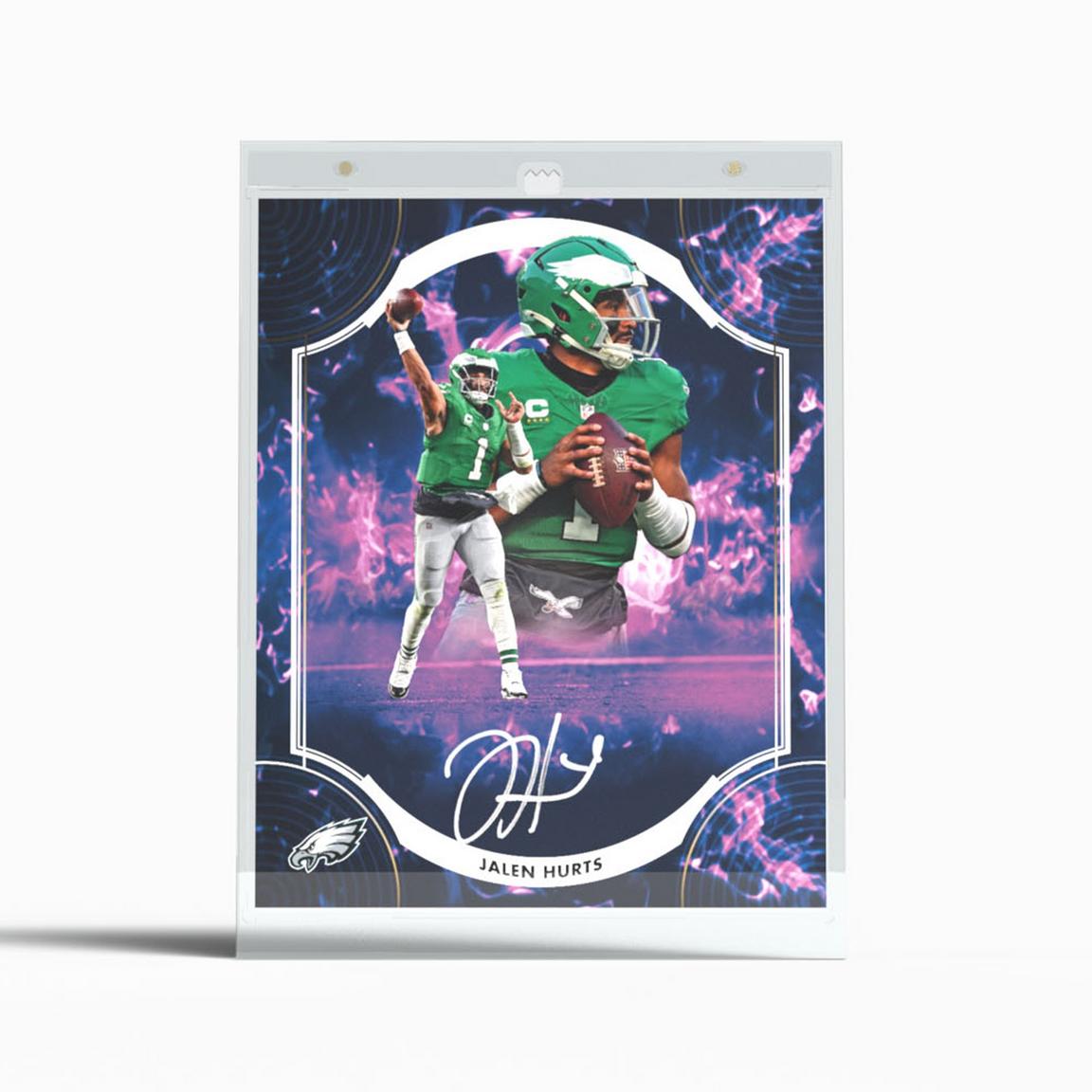 2025 Fanatics Under Wraps Emanate Football Autographed Photo - The Ballers Bank