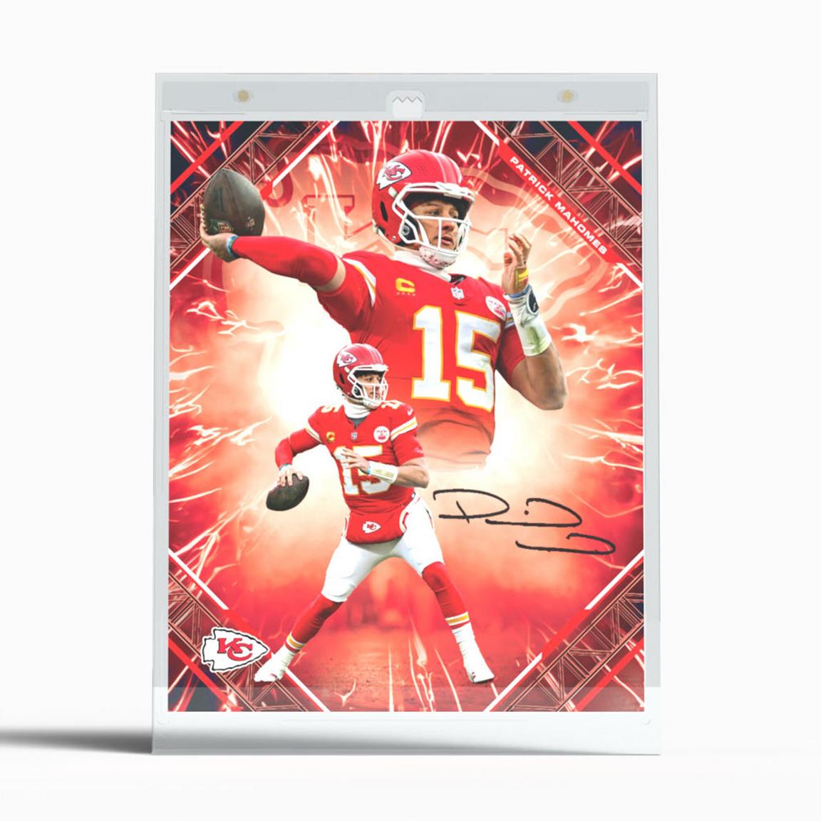 2025 Fanatics Under Wraps Emanate Football Autographed Photo - The Ballers Bank