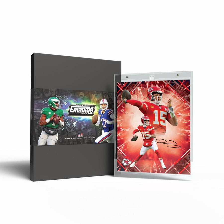 2025 Fanatics Under Wraps Emanate Football Autographed Photo - The Ballers Bank
