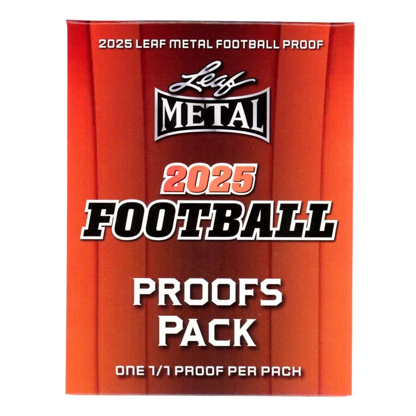 2025 Leaf Metal Football Proof Pack Trading Cards - The Ballers Bank