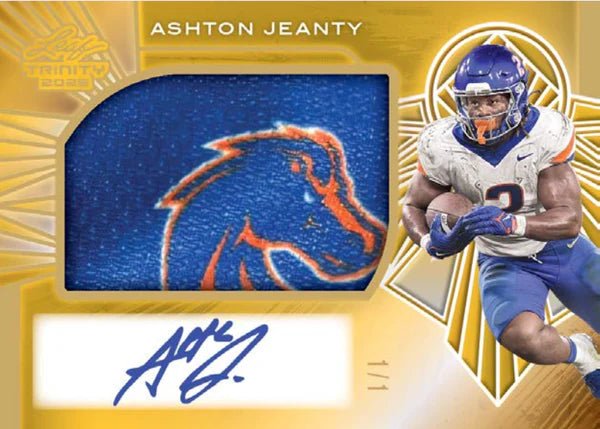 2025 Leaf Trinity Football Hobby Trading Cards - The Ballers Bank