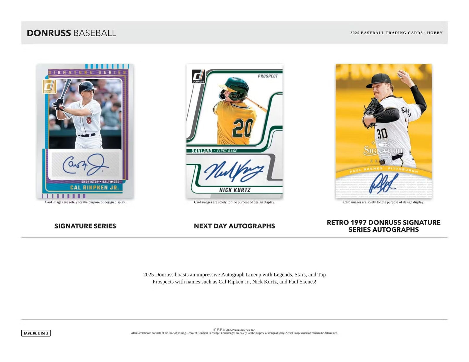 2025 Panini Donruss Baseball Hobby Pack Trading Cards - The Ballers Bank