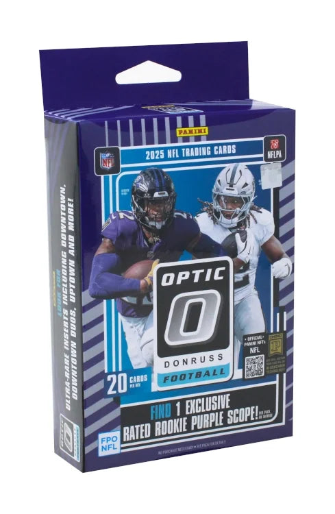 2025 Panini Donruss Optic Football Hanger Pack | 20 Cards (Ships Sealed Only)