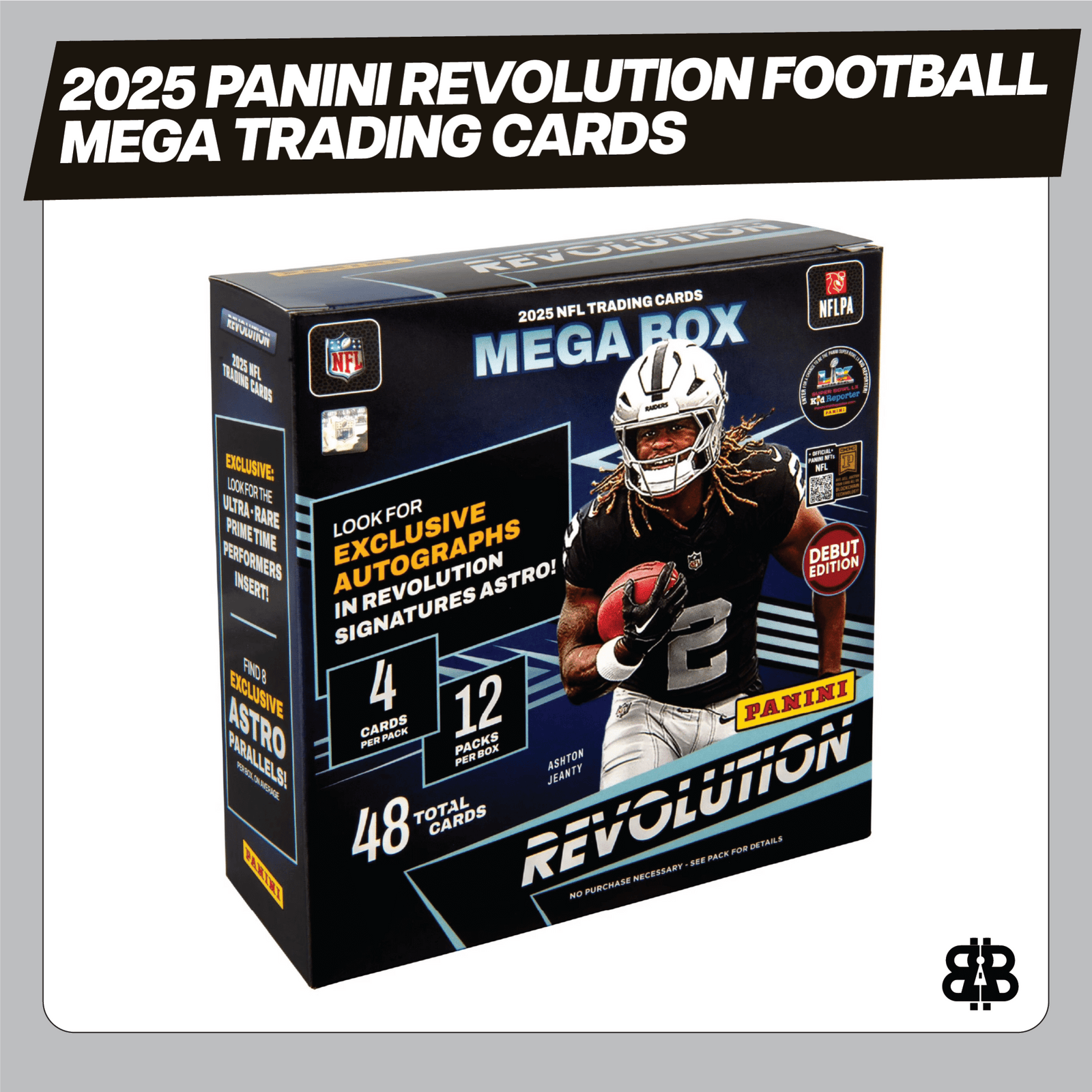 2025 Panini Revolution Football Mega Trading Cards LV - The Ballers Bank