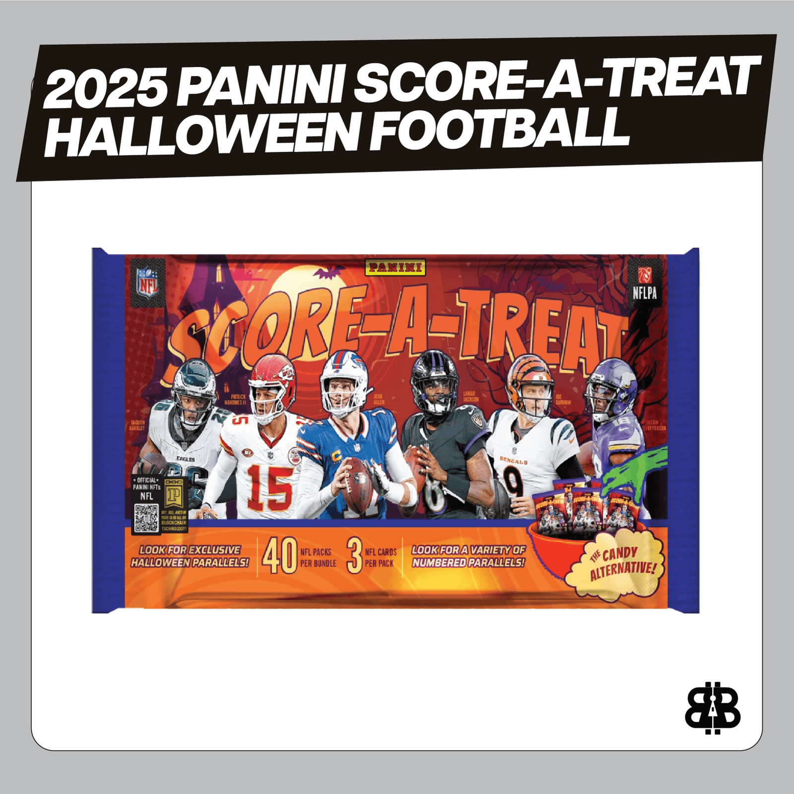 2025 Panini Score - A - Treat Halloween Football Trading Cards - The Ballers Bank