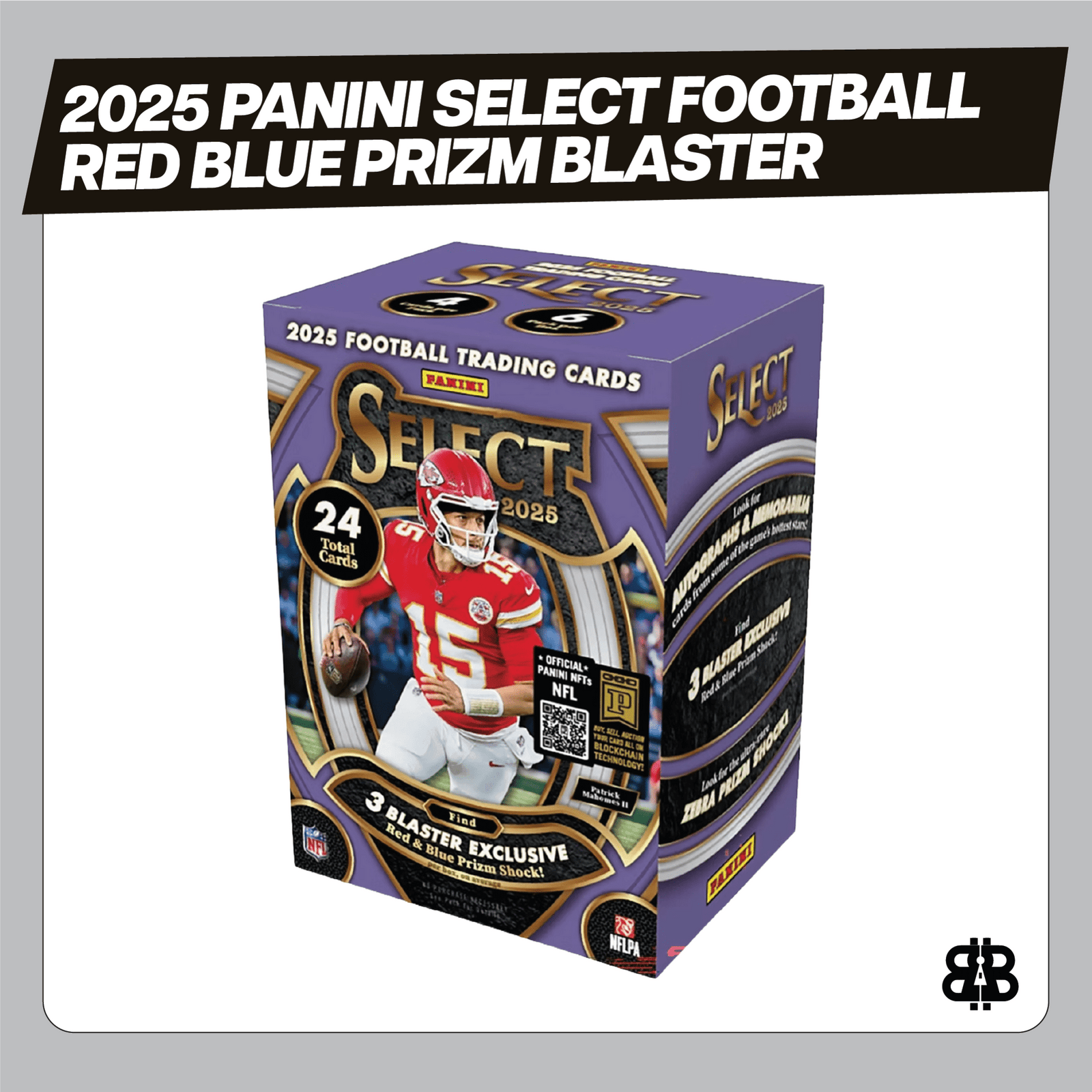 2025 Panini Select Football Blaster Trading Cards Red Blue Prizm LV - The Ballers Bank