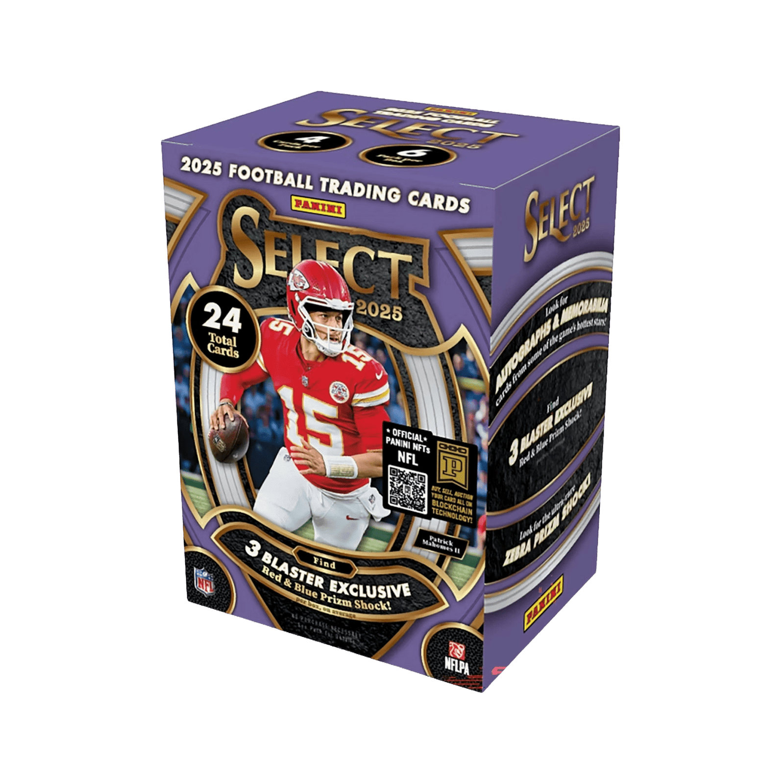 2025 Panini Select Football Blaster Trading Cards Red Blue Prizm LV - The Ballers Bank
