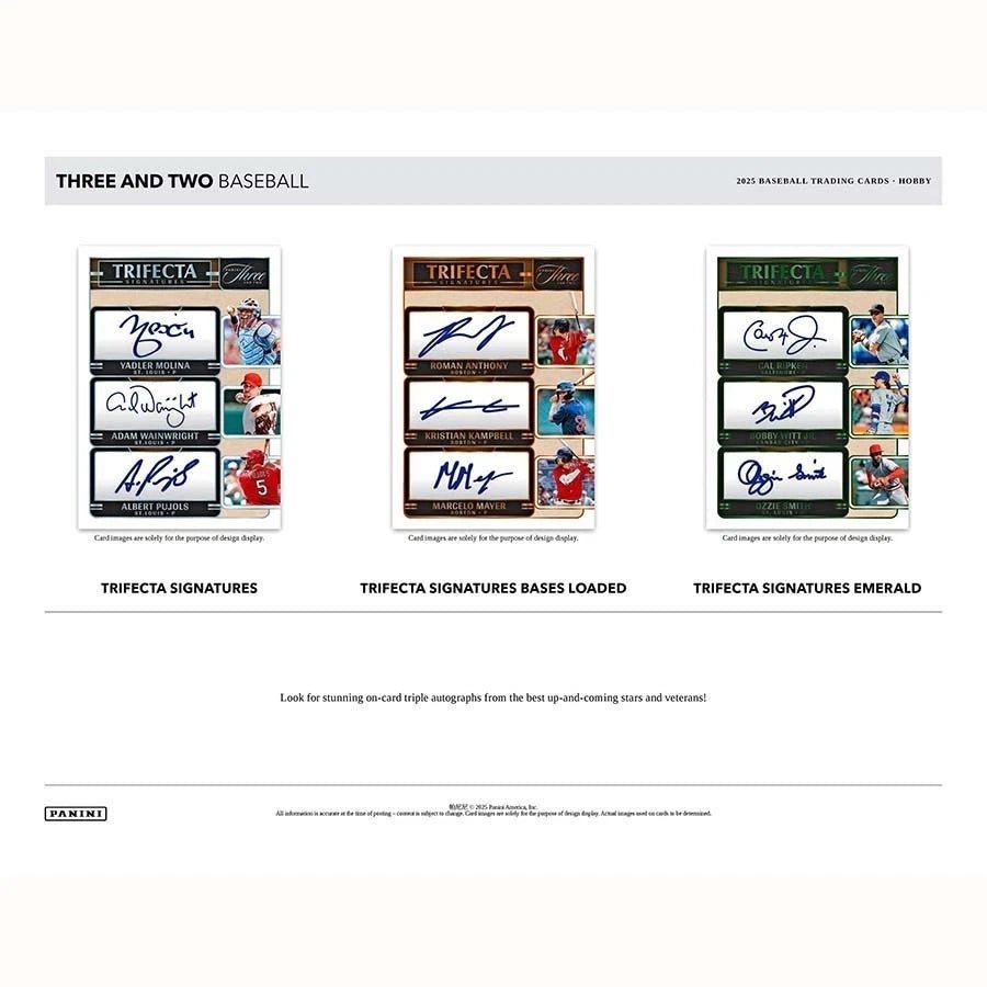 2025 Panini Three and Two Baseball FOTL Trading Cards - The Ballers Bank