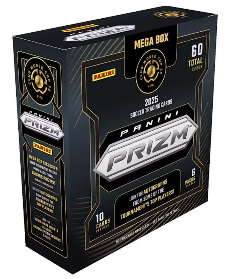 2025 Panini Prizm FIFA World Cup Soccer Mega Trading Cards