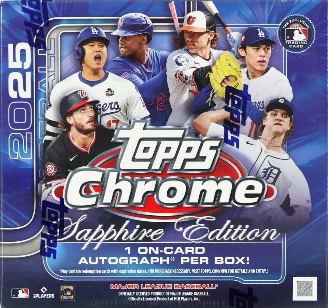 2025 Topps Chrome Baseball Sapphire Edition Trading Cards - The Ballers Bank