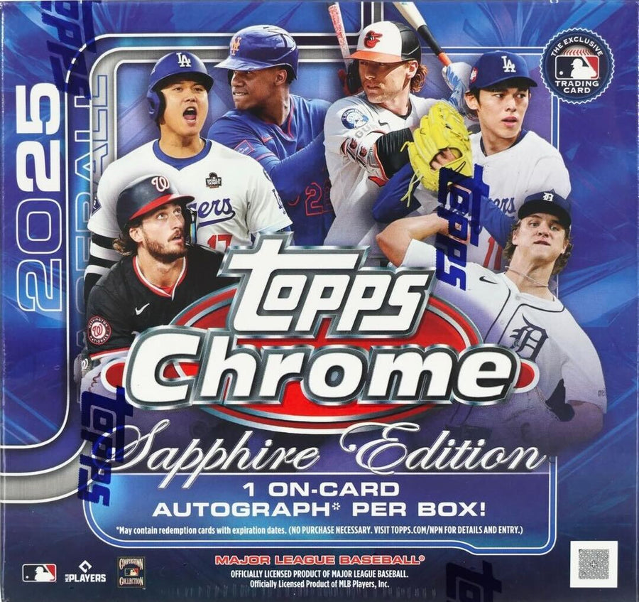 2025 Topps Chrome Baseball Sapphire Edition Trading Cards - The Ballers Bank