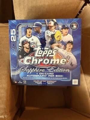 2025 Topps Chrome Baseball Sapphire Edition Trading Cards - The Ballers Bank