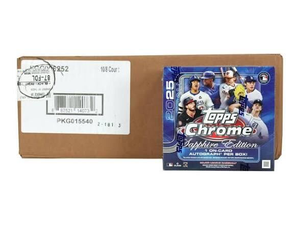 2025 Topps Chrome Baseball Sapphire Edition Trading Cards - The Ballers Bank