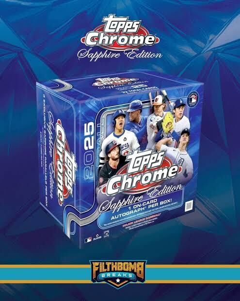 2025 Topps Chrome Baseball Sapphire Edition Trading Cards - The Ballers Bank
