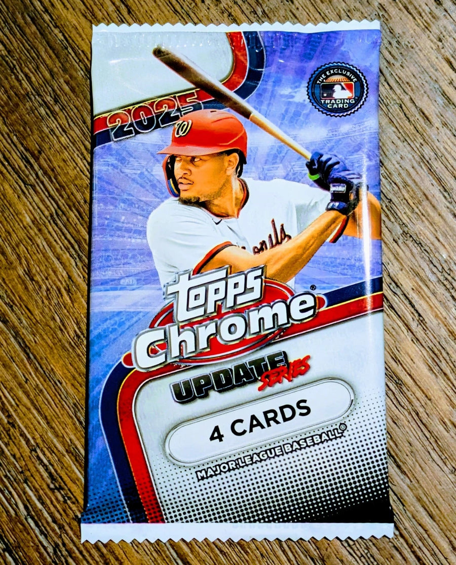2025 Topps Chrome Baseball Update Series Hobby Trading Cards - The Ballers Bank