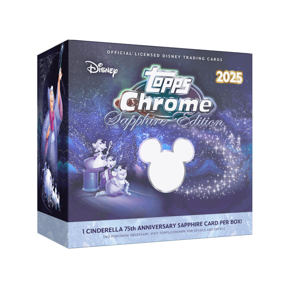 2025 Topps Chrome Disney Sapphire Hobby Trading Cards - The Ballers Bank