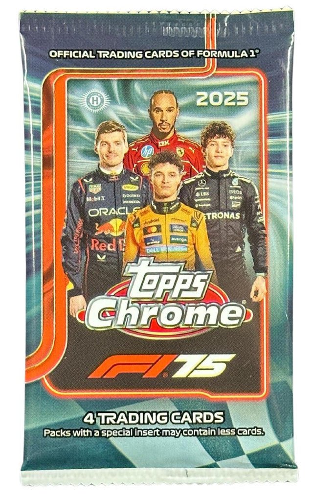 2025 Topps Chrome F1 Formula 1 Hobby Trading Cards - The Ballers Bank