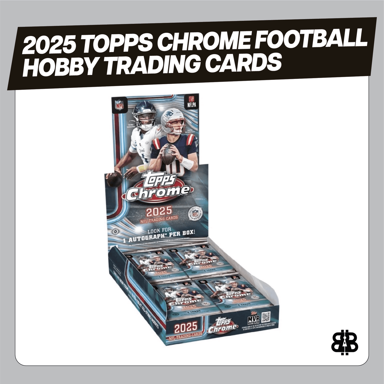 2025 Topps Chrome Football Hobby Trading Cards LV - The Ballers Bank