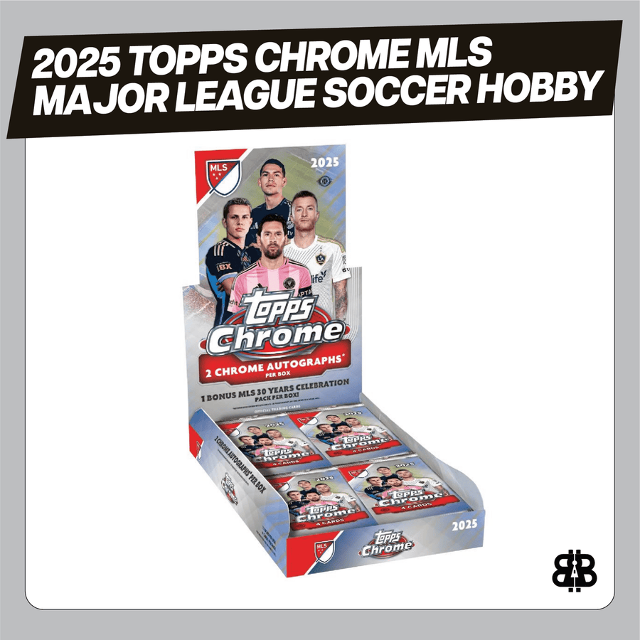 2025 Topps Chrome MLS Major League Soccer Hobby Trading Cards LV - The Ballers Bank