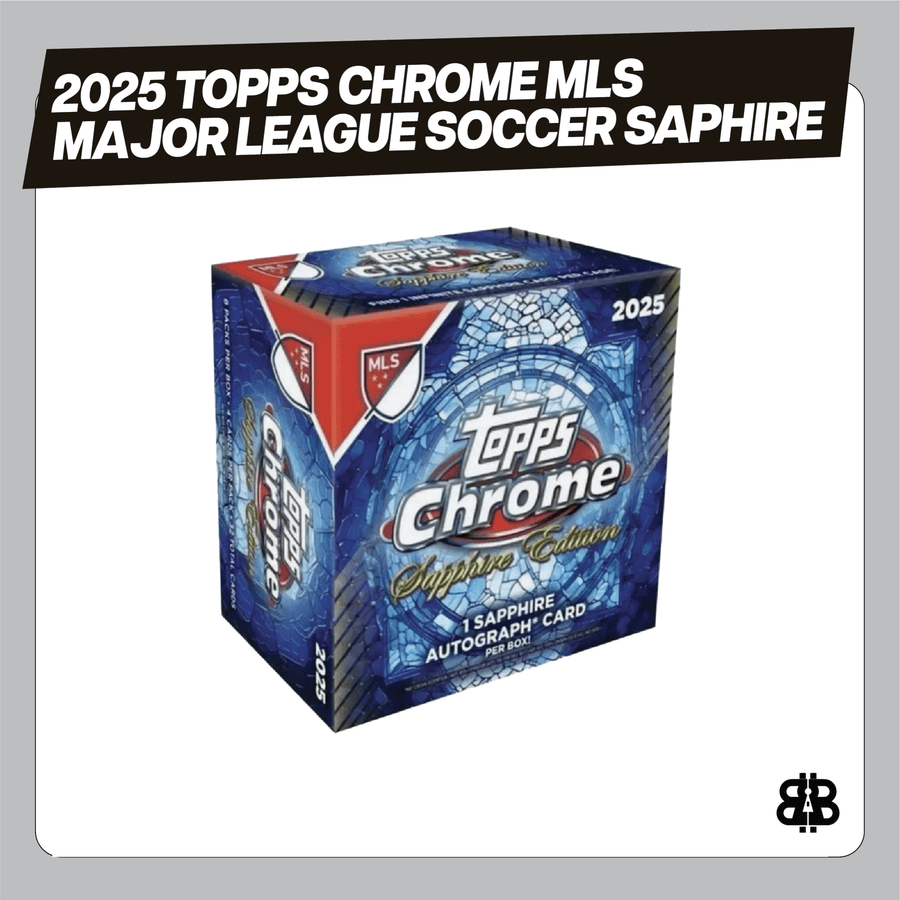 2025 Topps Chrome MLS Major League Soccer Saphire Edition Trading Cards LV - The Ballers Bank