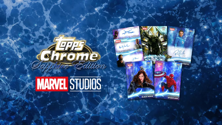 2024-25 Topps Marvel Studios Chrome Sapphire Edition Hobby Trading Cards