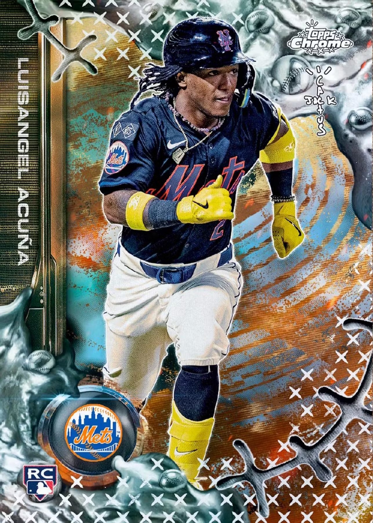 2025 Topps Chrome X Cactus Jack Fanatics Fest NYC Exclusive Baseball Trading Cards - The Ballers Bank