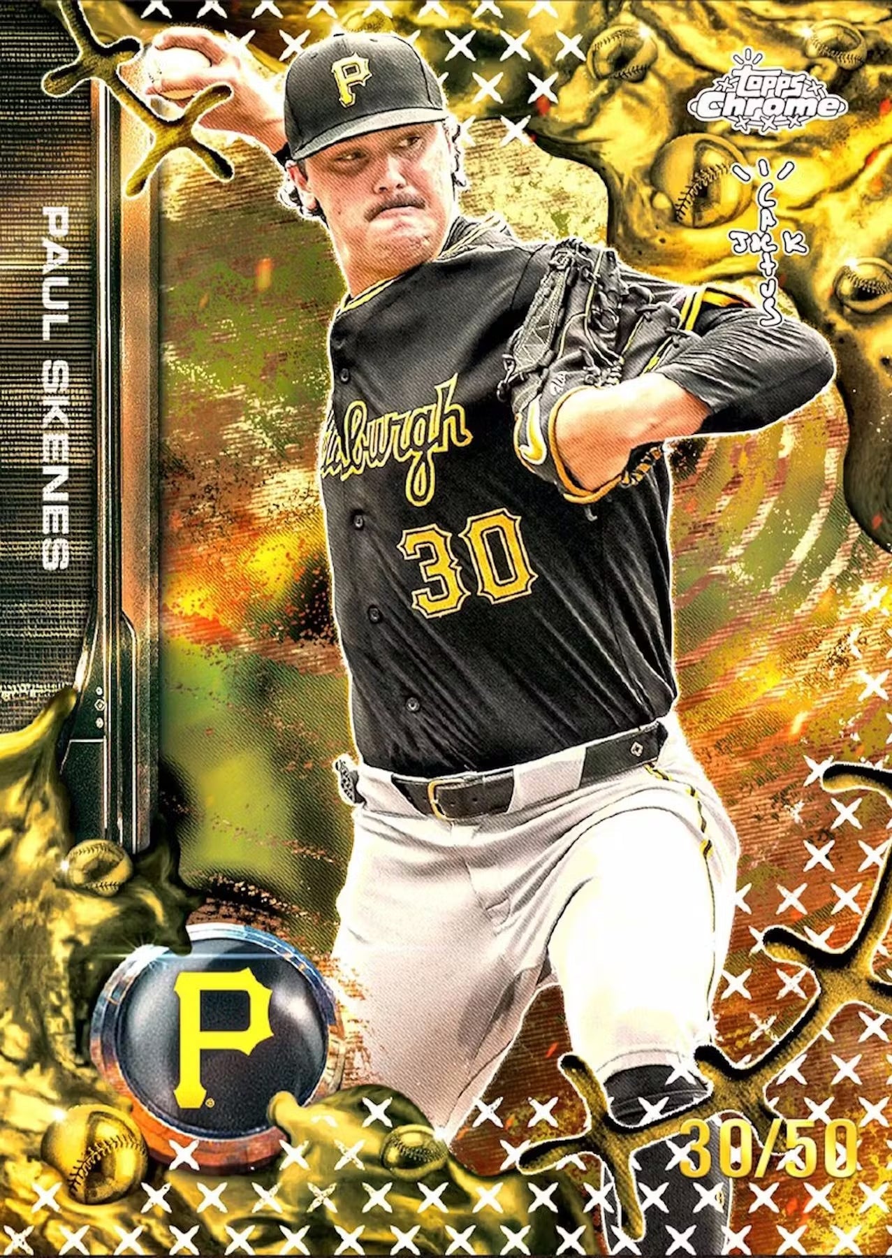 2025 Topps Chrome X Cactus Jack Fanatics Fest NYC Exclusive Baseball Trading Cards - The Ballers Bank