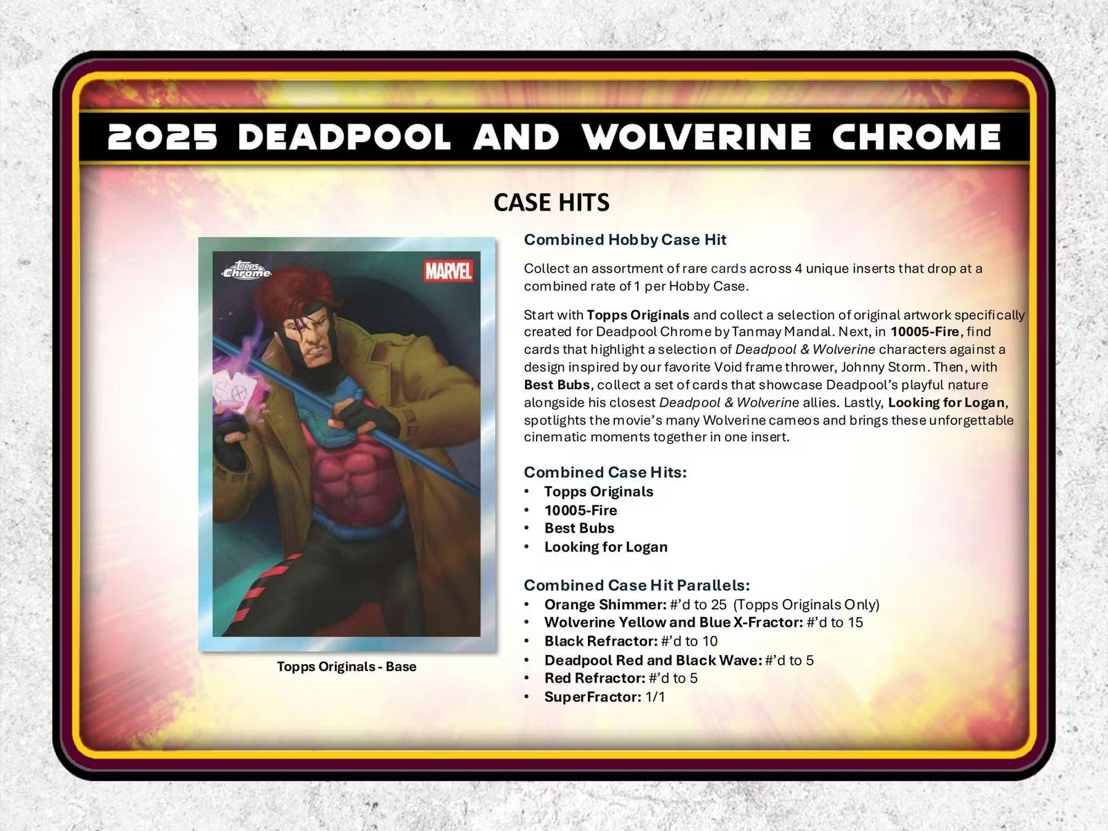 2025 Topps Deadpool Chrome Hobby Trading Cards - The Ballers Bank