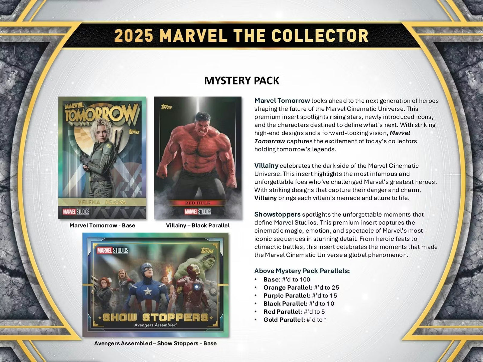2025 Topps Marvel The Collector Hobby Trading Cards - The Ballers Bank