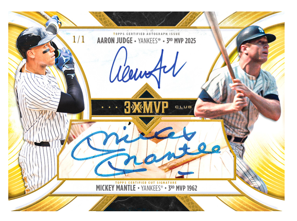 2025 Topps MLB MVP Collection Baseball Hobby Ohtani & Judge Trading Cards - The Ballers Bank