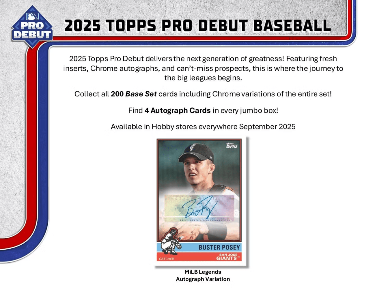 2025 Topps Pro Debut Baseball Hobby Jumbo Trading Cards - The Ballers Bank