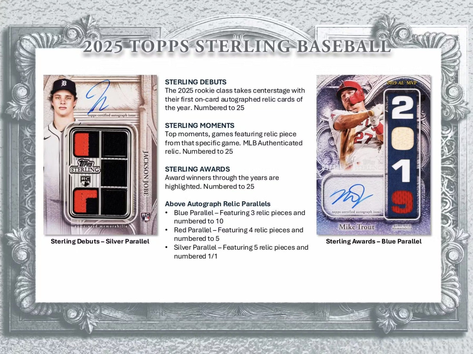 2025 Topps Sterling Baseball Hobby Trading Cards - The Ballers Bank