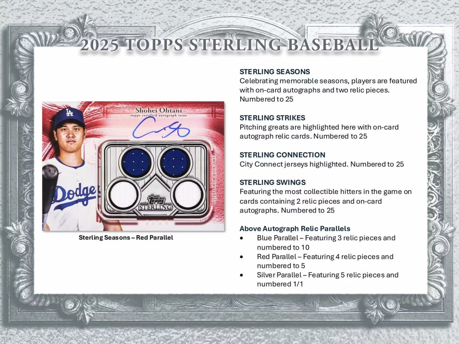 2025 Topps Sterling Baseball Hobby Trading Cards - The Ballers Bank