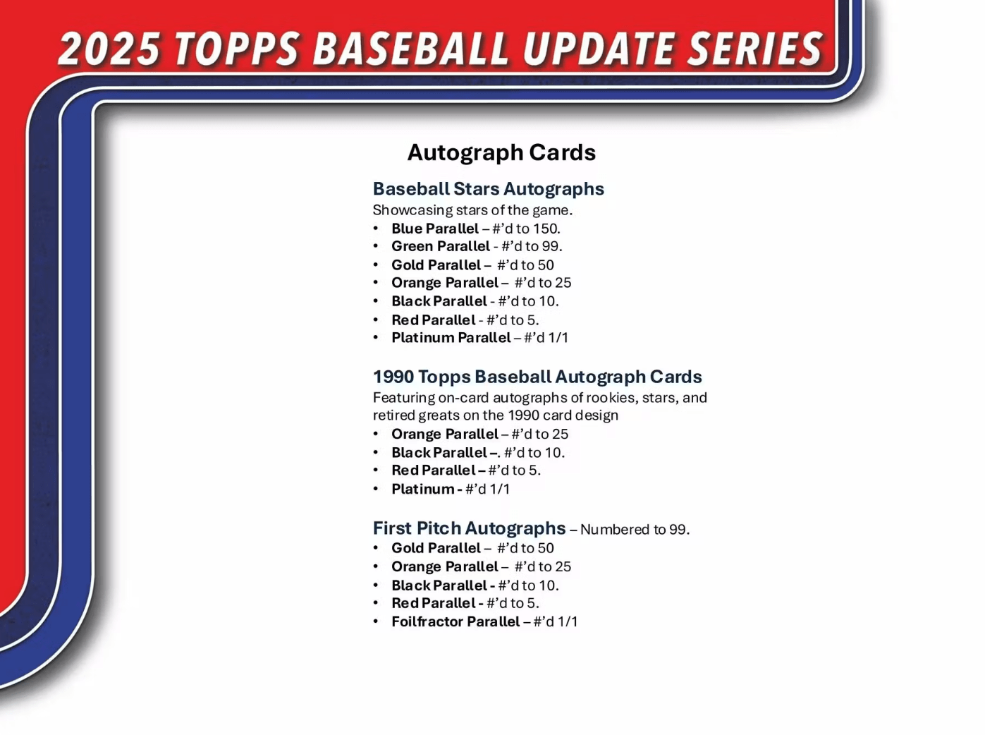 2025 Topps Update Series Baseball Hobby Jumbo Trading Cards - The Ballers Bank