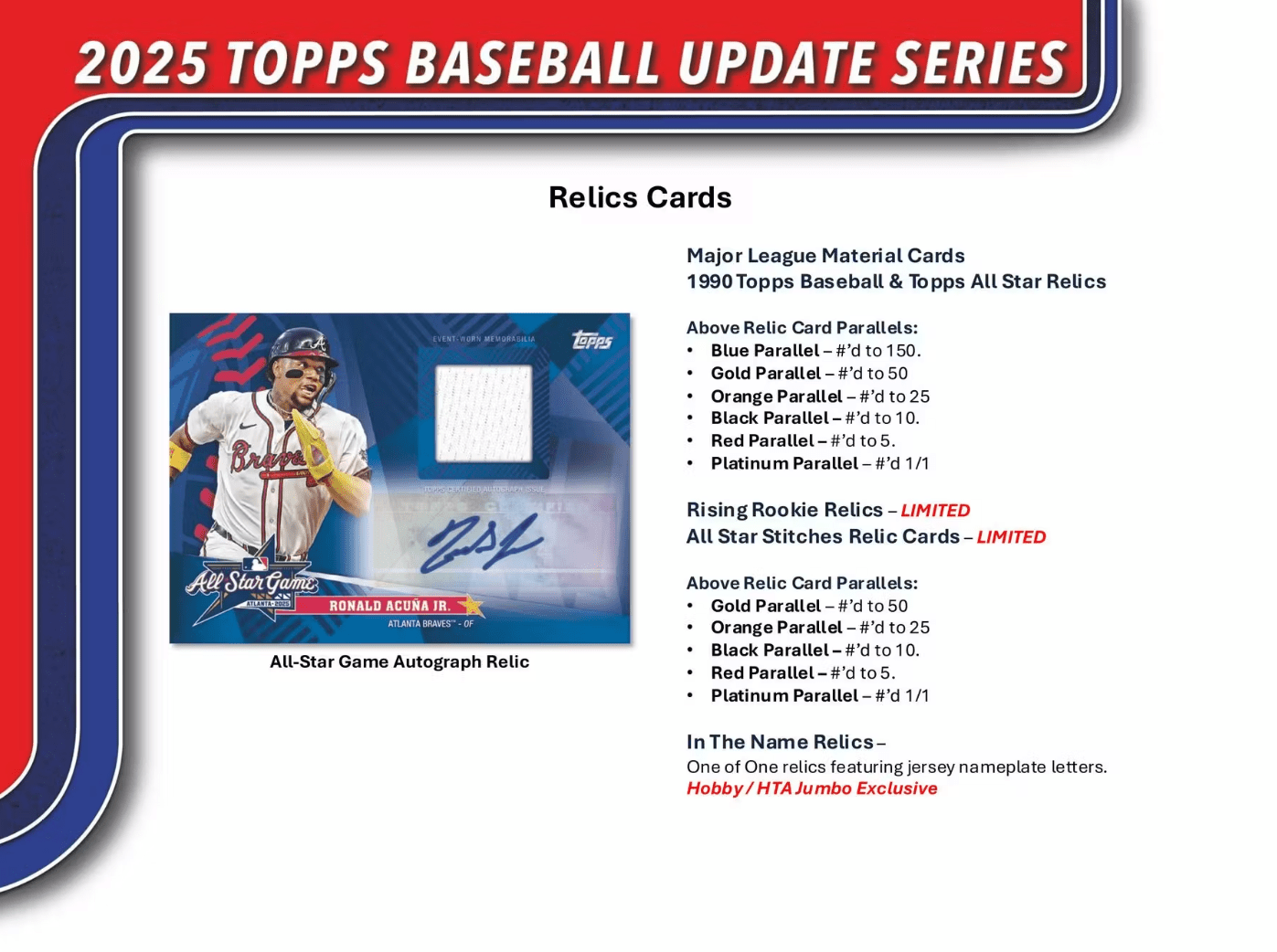 2025 Topps Update Series Baseball Hobby Jumbo Trading Cards - The Ballers Bank