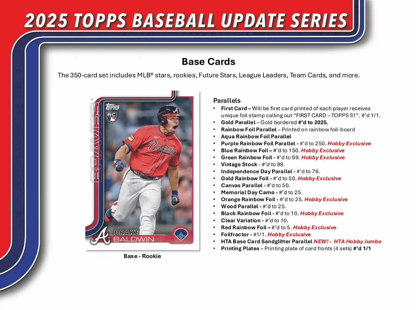 2025 Topps Update Series Baseball Hobby Jumbo Trading Cards - The Ballers Bank