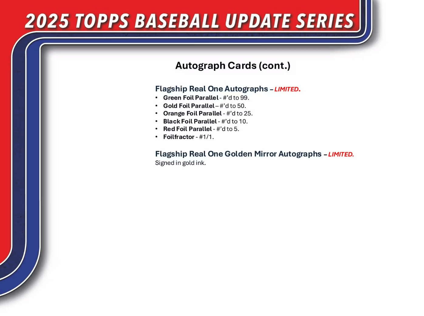 2025 Topps Update Series Baseball Hobby Jumbo Trading Cards - The Ballers Bank