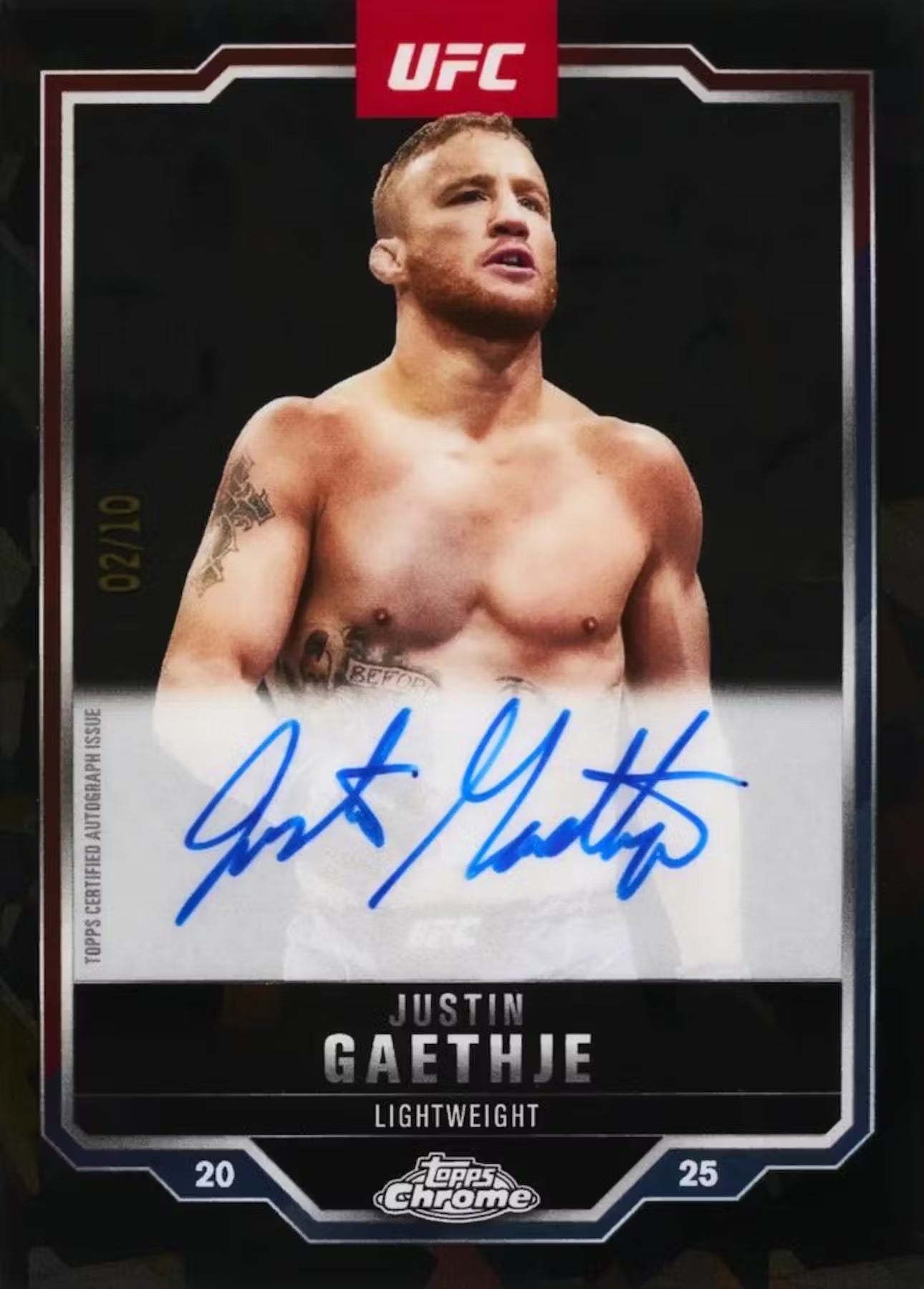 2025 Topps Chrome UFC Sapphire Edition Trading Cards LV