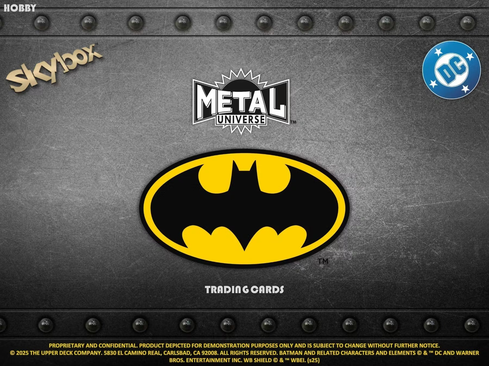 2025 Upper Deck Batman Skybox Metal Universe Hobby Trading Cards - The Ballers Bank