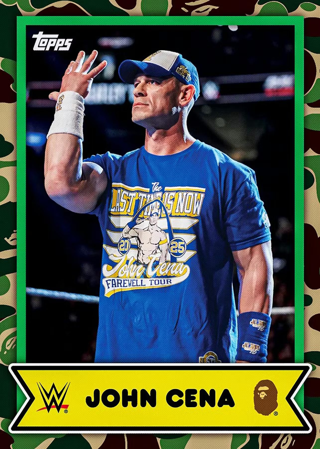 2025 Topps WWE x BAPE Wrestling Trading Cards