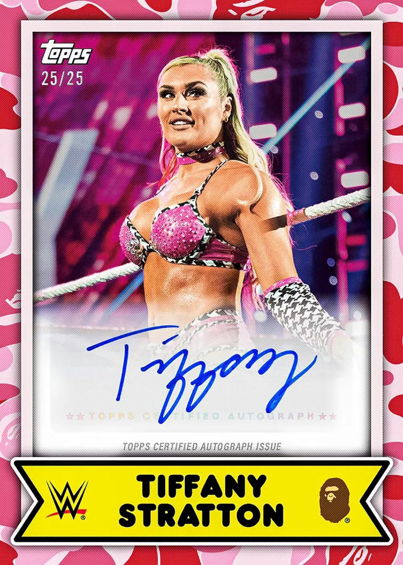 2025 Topps WWE x BAPE Wrestling Trading Cards LV