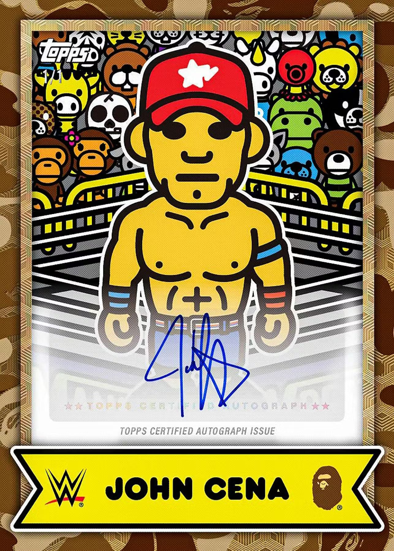 2025 Topps WWE x BAPE Wrestling Trading Cards