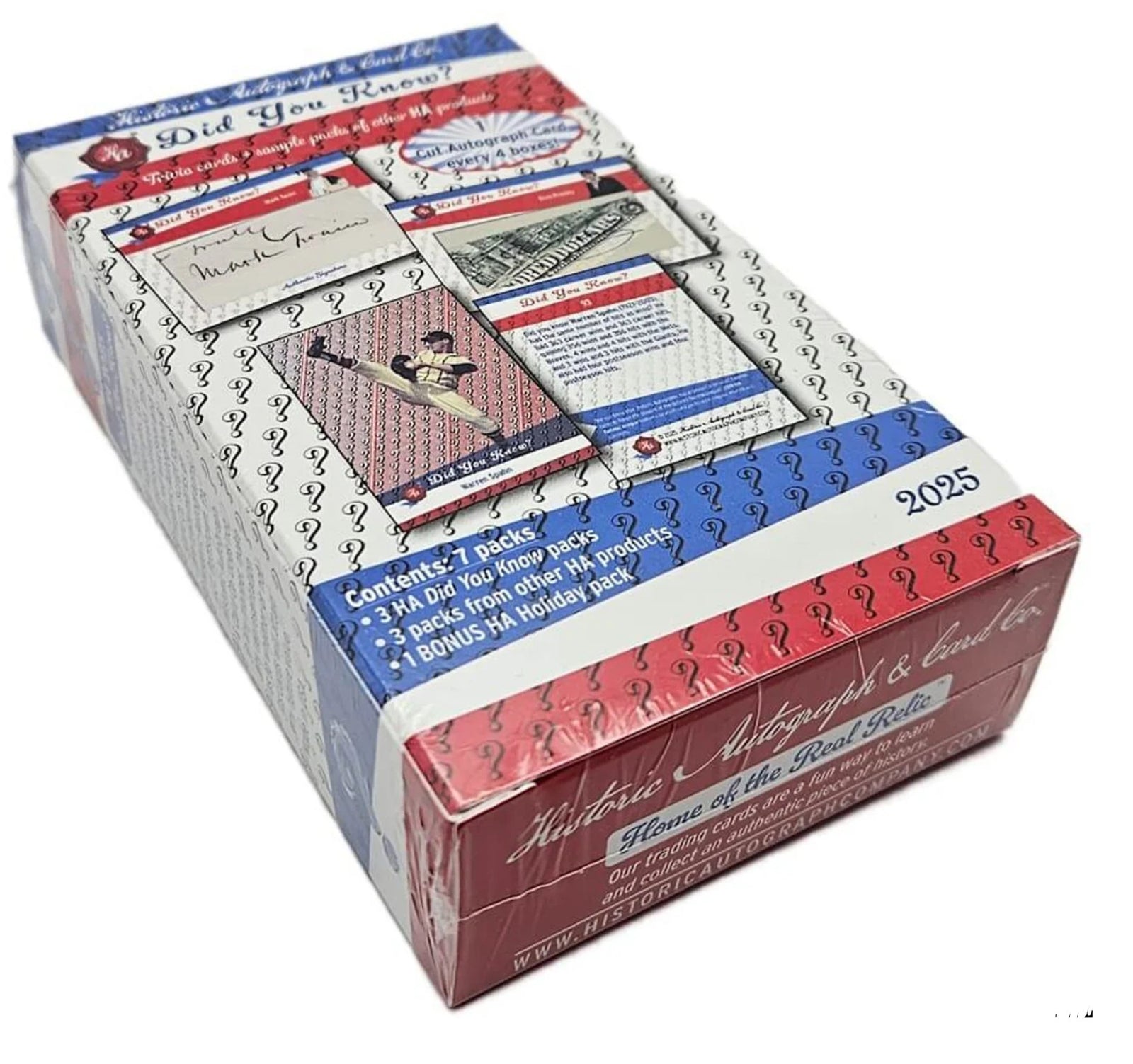 2025 Historic Autographs Did You Know Trading Cards