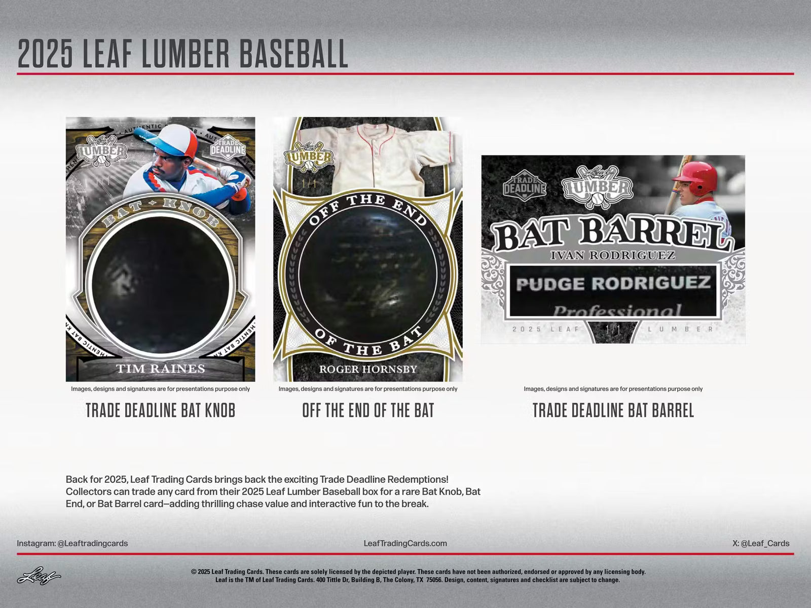 2025 Leaf Lumber Baseball Hobby Trading Cards