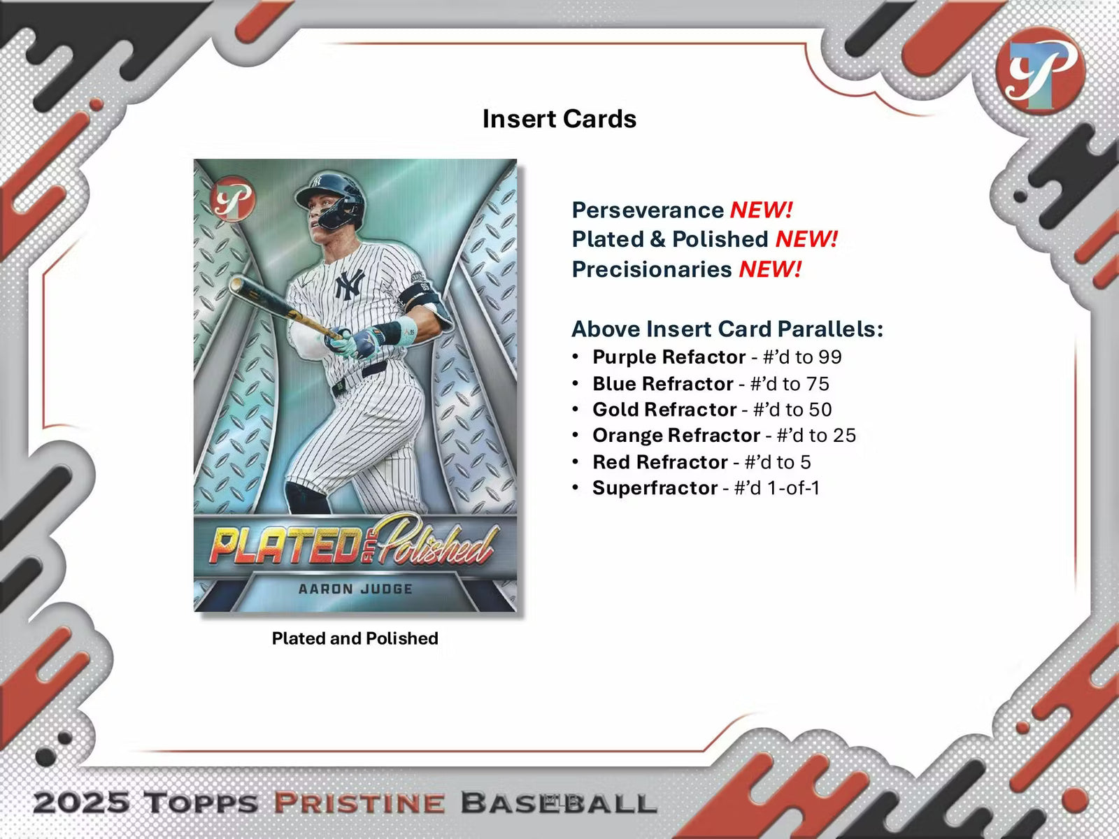 2025 Topps Pristine Baseball Hobby Trading Cards
