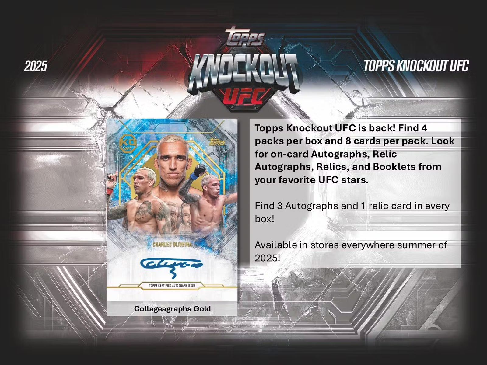 2025 Topps Knockout UFC Hobby Trading Cards