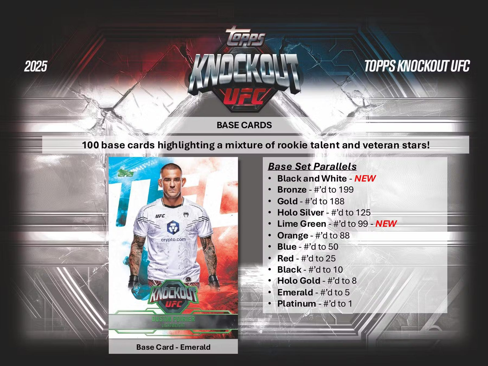 2025 Topps Knockout UFC Hobby Trading Cards