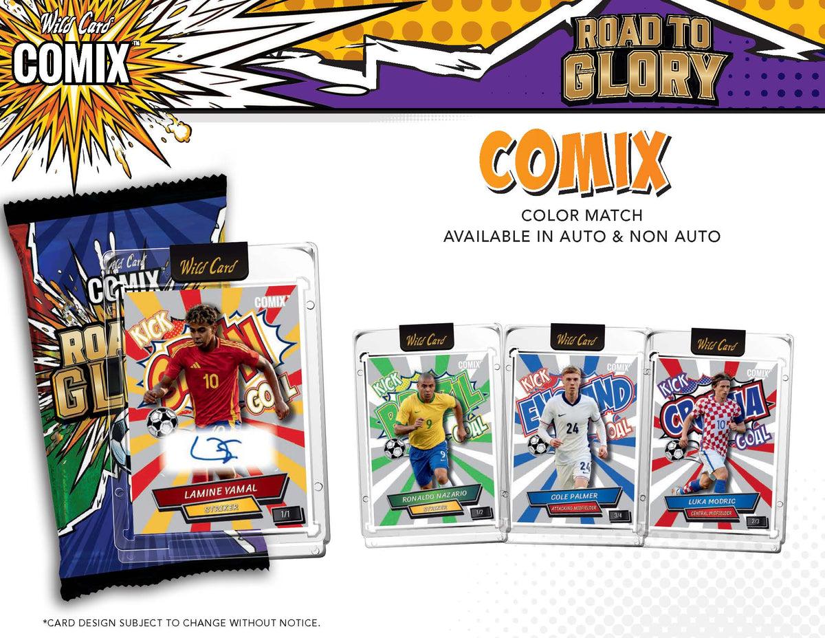 2026 Wild Card Comix Soccer Road to Glory Trading Cards LV