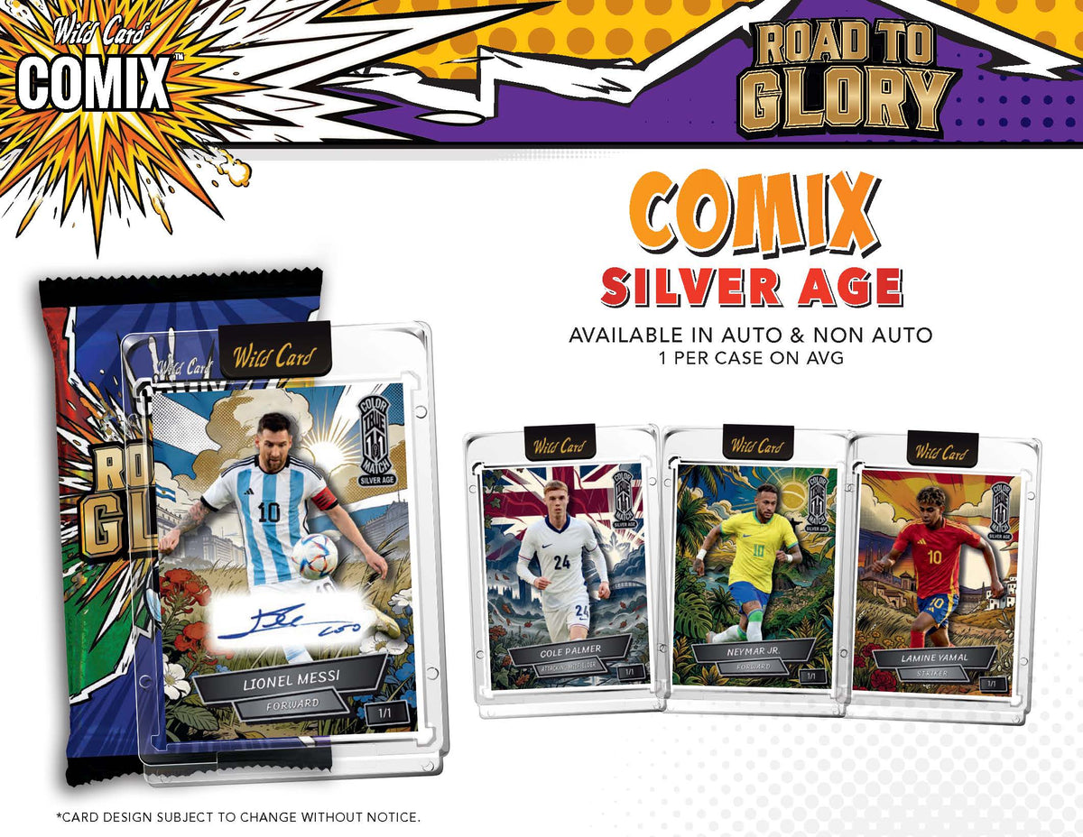 2026 Wild Card Comix Soccer Road to Glory Trading Cards LV