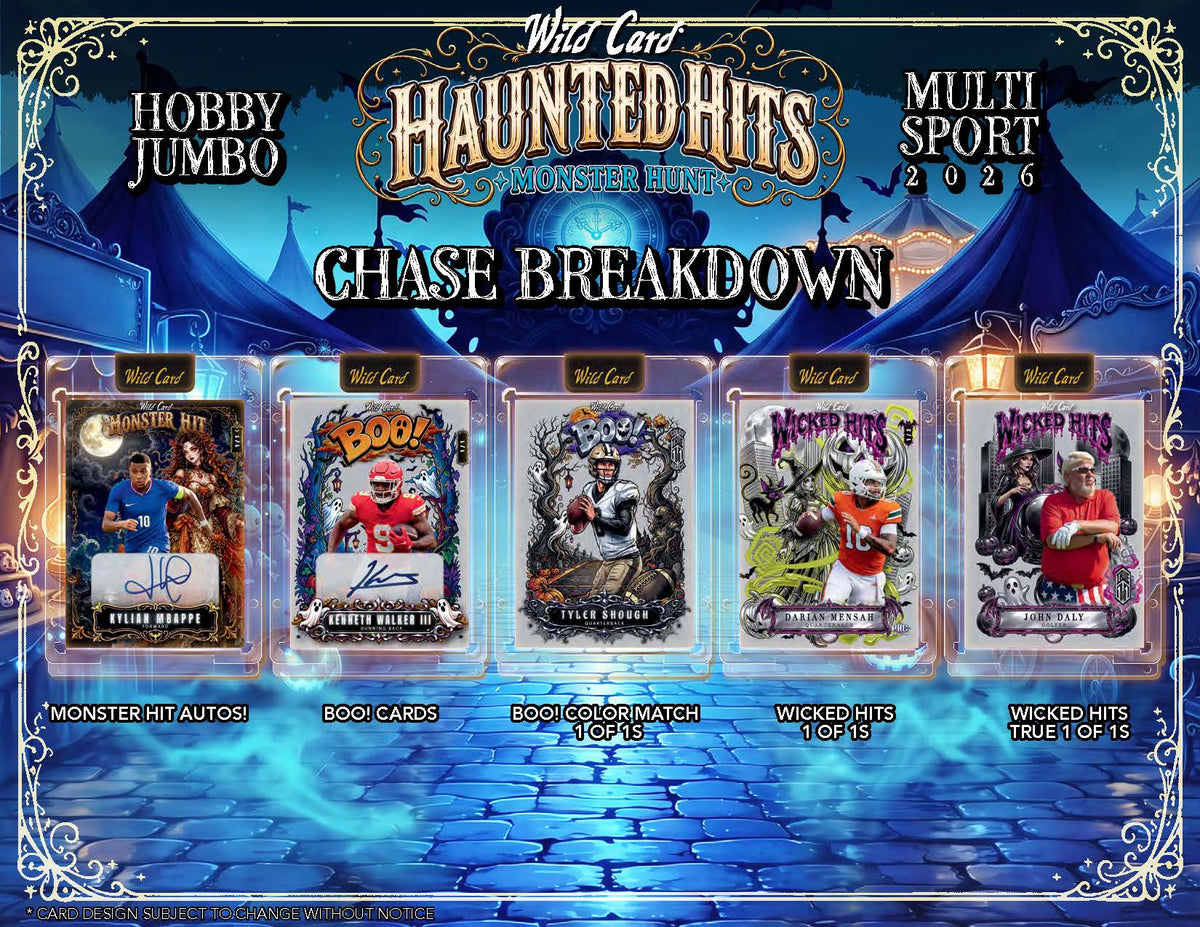 2026 Wild Card Haunted Hits Hobby Jumbo Trading Cards LV
